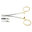 PADGETT Olsen-Hegar Needle Holder with Suture Scissors, 5¾" (14.6 cm), Smooth Jaws, Tungsten Carbide. MPN: PM-3160