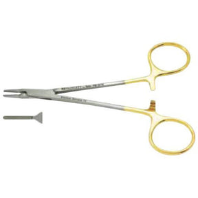 PADGETT Ryder Needle Holder, 5" (12.7 cm), Smooth Jaws, Tungsten Carbide, Neurosurgical. MPN: PM-3710