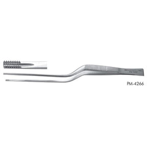 PADGETT Cushing-Brown Tissue Forceps, 8x8 Side Grasping Teeth, Bayonet Style, Length= 7-1/4" (184 mm). MPN: PM-4266