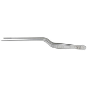 PADGETT Jansen Bayonet Dressing Forceps, Serrated, Length= 7-1/2" (191 mm). MPN: PM-4279