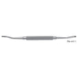 PADGETT Miller Bone File, Double-Ended, Small & Medium, Reverse Cutting, Length= 7-1/4" (184 mm), Width 1= 5.0 mm, Width 2= 4.2 mm. MPN: PM-4411