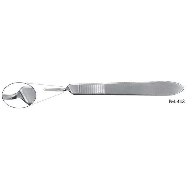 PADGETT Berrino Twisted Knife Handle, #3, Length= 5" (127 mm), Blade Size= 110-15c. MPN: PM-443