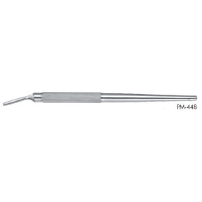 PADGETT Scalpel Handle, #3 Round, Angled, Length= 5-3/4" (146 mm), Blade Size= 110-15c. MPN: PM-448