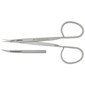 PADGETT Haynes Suture Removal Scissors, 4-3/8" (112mm), Curved, Sharp Tips, Ribbon Handles. MPN: PM-4648