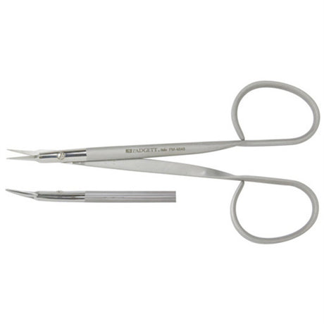 PADGETT Haynes Suture Removal Scissors, 4-3/8" (112mm), Curved, Sharp Tips, Ribbon Handles. MPN: PM-4648