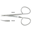 PADGETT Iris Scissors, Ribbon Type, Delicate, Curved, Sharp, Short Blades, Length= 3-3/4" (95 mm). MPN: PM-4702