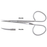 PADGETT Iris Scissors, Ribbon Type, Delicate, Curved, Sharp, Long Blades, Length= 4" (102 mm). MPN: PM-4704