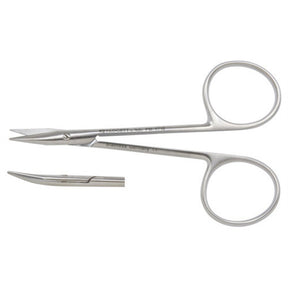 PADGETT Mosby Utility Scissors, Curved, Sharp, Length= 3-3/4" (95 mm). MPN: PM-4718