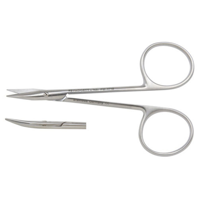 PADGETT Mosby Utility Scissors, Curved, Sharp, Length= 3-3/4" (95 mm). MPN: PM-4718
