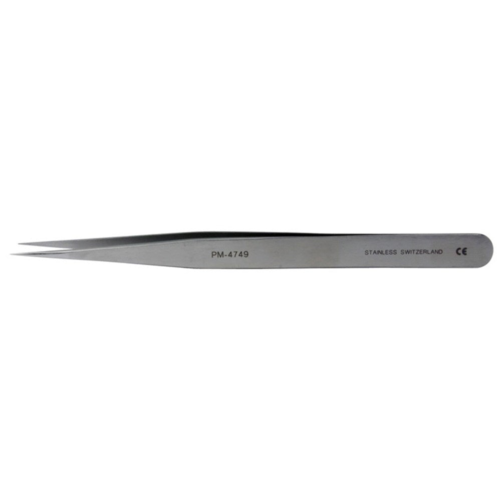 PADGETT Micro Forceps (Jeweler's Forceps), Style 26-SA, Fine Points, Length= 5-1/4" (133 mm). MPN: PM-4749