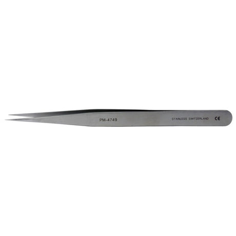 PADGETT Micro Forceps (Jeweler's Forceps), Style 26-SA, Fine Points, Length= 5-1/4" (133 mm). MPN: PM-4749