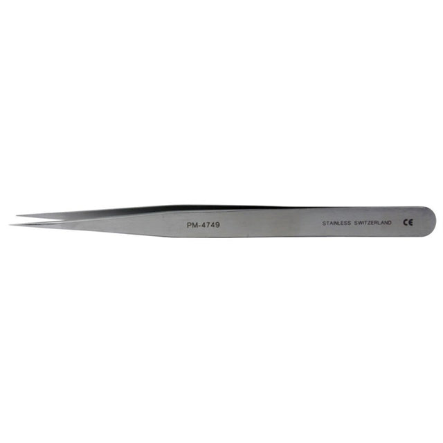 PADGETT Micro Forceps (Jeweler's Forceps), Style 26-SA, Fine Points, Length= 5-1/4" (133 mm). MPN: PM-4749