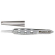 PADGETT Bishop-Harmon Iris Tissue Forceps, 1x2 Delicate Teeth, Length= 3-1/4" (83 mm), Jaw= 0.4 mm. MPN: PM-4792