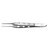 PADGETT Bishop-Harmon Iris Tissue Forceps, 3-3/8" (85mm), 0.4mm Wide, 1x2 Teeth. MPN: PM-4793