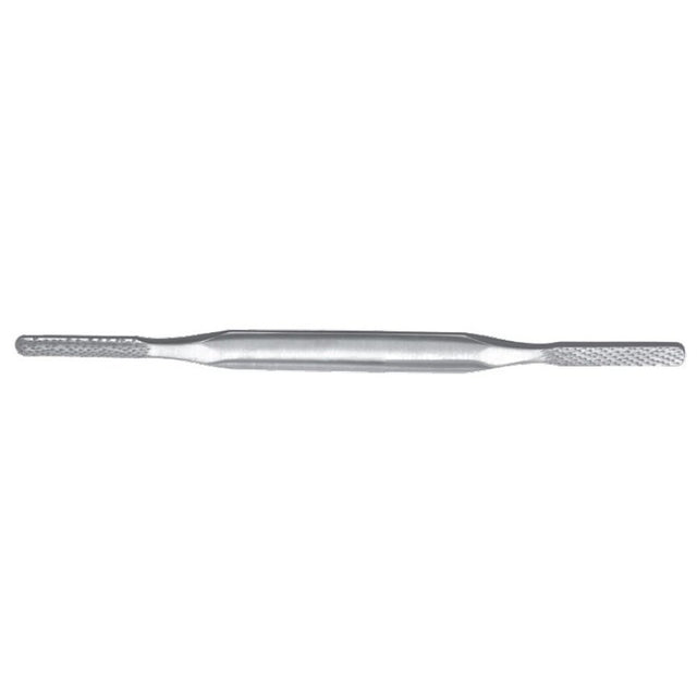 PADGETT Fomon Rasp, Double-Ended, Fine Teeth, Flat & Convex, Reverse Cutting, Length= 8-1/2" (216 mm), Width= 7.5 mm. MPN: PM-4880