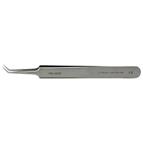 PADGETT Micro Surgical Forceps (Jeweler's Forceps), 4-3/8" (110mm), Angled. MPN: PM-4928