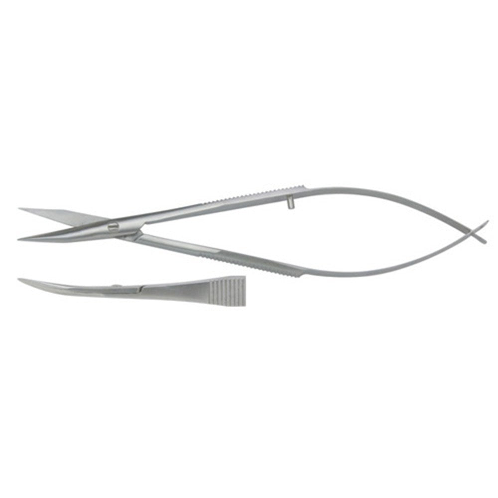PADGETT Hood Micro Stitch Scissors, Curved, Sharp, Length= 4-1/2" (114 mm). MPN: PM-4956