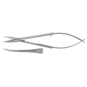 PADGETT Hood Micro Stitch Scissors, Curved, Sharp, Length= 4-1/2" (114 mm). MPN: PM-4956