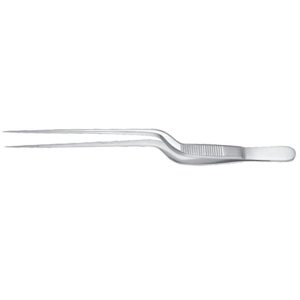 PADGETT Jacobson Bayonet Forceps, Needle Point, Length= 6-1/4" (159 mm). MPN: PM-4959