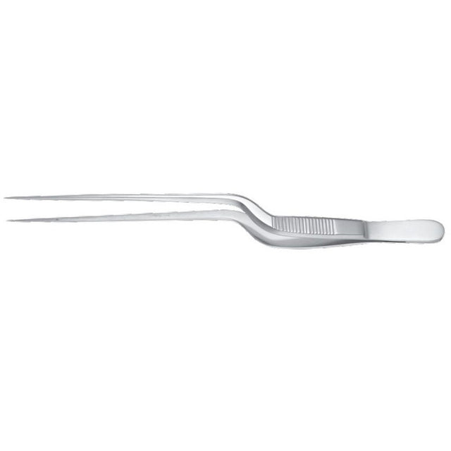 PADGETT Jacobson Bayonet Forceps, Needle Point, Length= 6-1/4" (159 mm). MPN: PM-4959