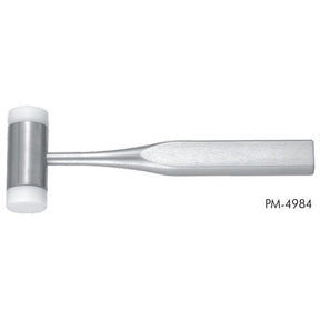 PADGETT Nasal Mallet, Head 4 oz. (113g) with 2 Replaceable Nylon Caps, Length= 7-3/8" (187 mm), Diameter= 1" (25 mm). MPN: PM-4984