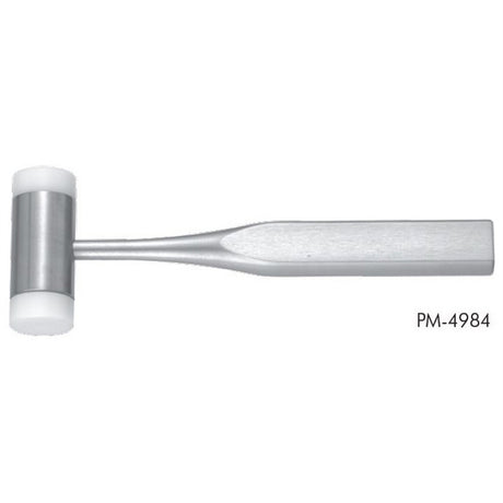 PADGETT Nasal Mallet, Head 4 oz. (113g) with 2 Replaceable Nylon Caps, Length= 7-3/8" (187 mm), Diameter= 1" (25 mm). MPN: PM-4984