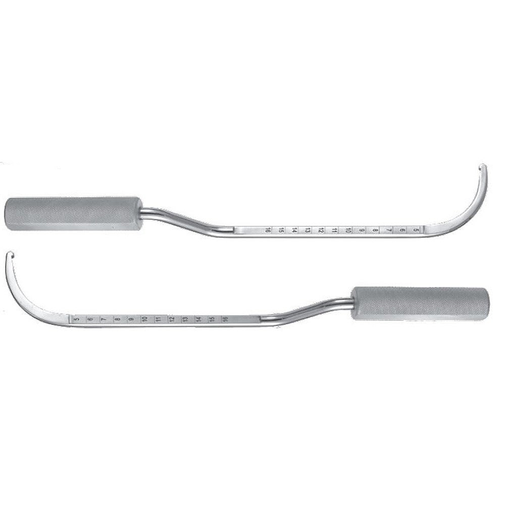 PADGETT Agris-Dingman Submammary Dissector, Left & Right Patterns, Set of Two, Length= 14" (356 mm). MPN: PM-4990