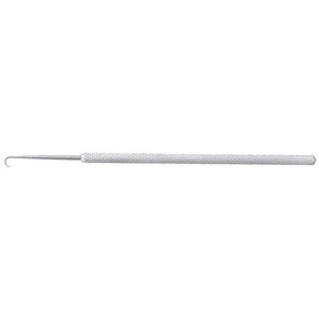 PADGETT Straight Skin Hook, Small, Delicate, Sharp, Aluminum Handle, Length= 6" (152 mm), Hook= 2.5 mm. MPN: PM-500E