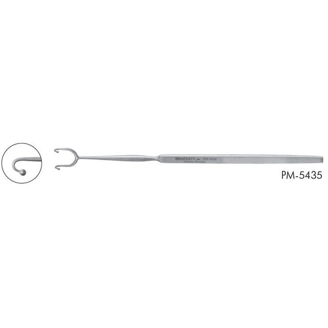 PADGETT Fomon Ball End Retractor, 1 Prong, Blunt Ball End, Length= 6-1/4" (159 mm), Width= 6.6 mm. MPN: PM-5430