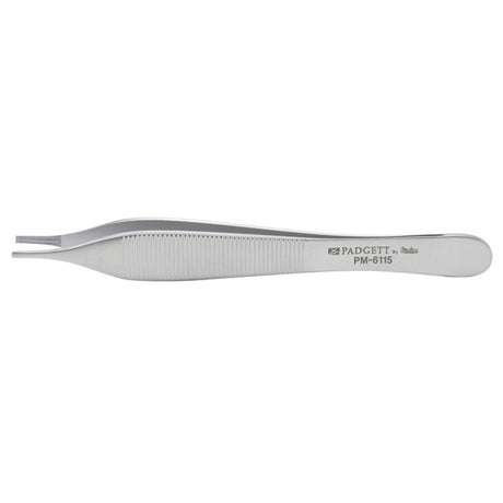 PADGETT Adson Tissue Forceps, Delicate, 2x3 Teeth & Serrated, Length= 4-3/4" (121 mm). MPN: PM-6115