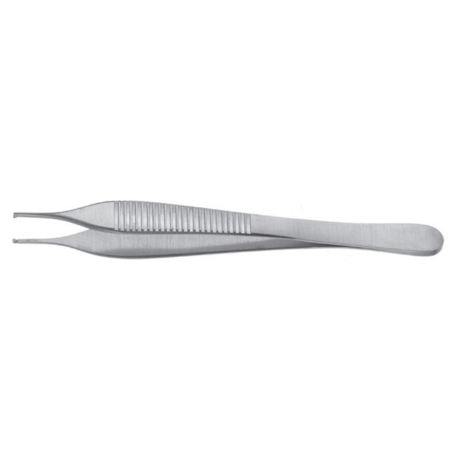 PADGETT Adson Light Touch Tissue Forceps (Narrow Handles), Delicate, 1x2 Teeth & Smooth Tying Platform, Length= 4-3/4" (121 mm). MPN: PM-6129