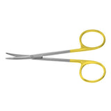PADGETT Blepharoplasty Scissors, Tungsten Carbide, 4-1/2" (113mm), Curved, Serrated. MPN: PM-6435