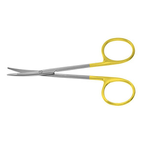 PADGETT Blepharoplasty Scissors, Tungsten Carbide, 4-1/2" (113mm), Curved, Serrated. MPN: PM-6435