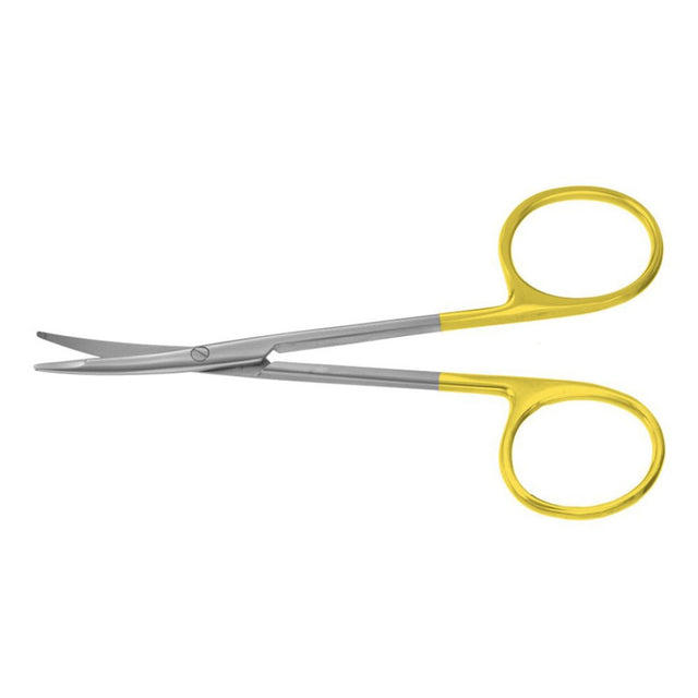 PADGETT Blepharoplasty Scissors, Tungsten Carbide, 4-1/2" (113mm), Curved, Serrated. MPN: PM-6435
