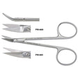 PADGETT Converse Scissors, Angled, Semi-Sharp Tips, Saber-Back Blades, Length= 4-1/4" (108 mm). MPN: PM-6451