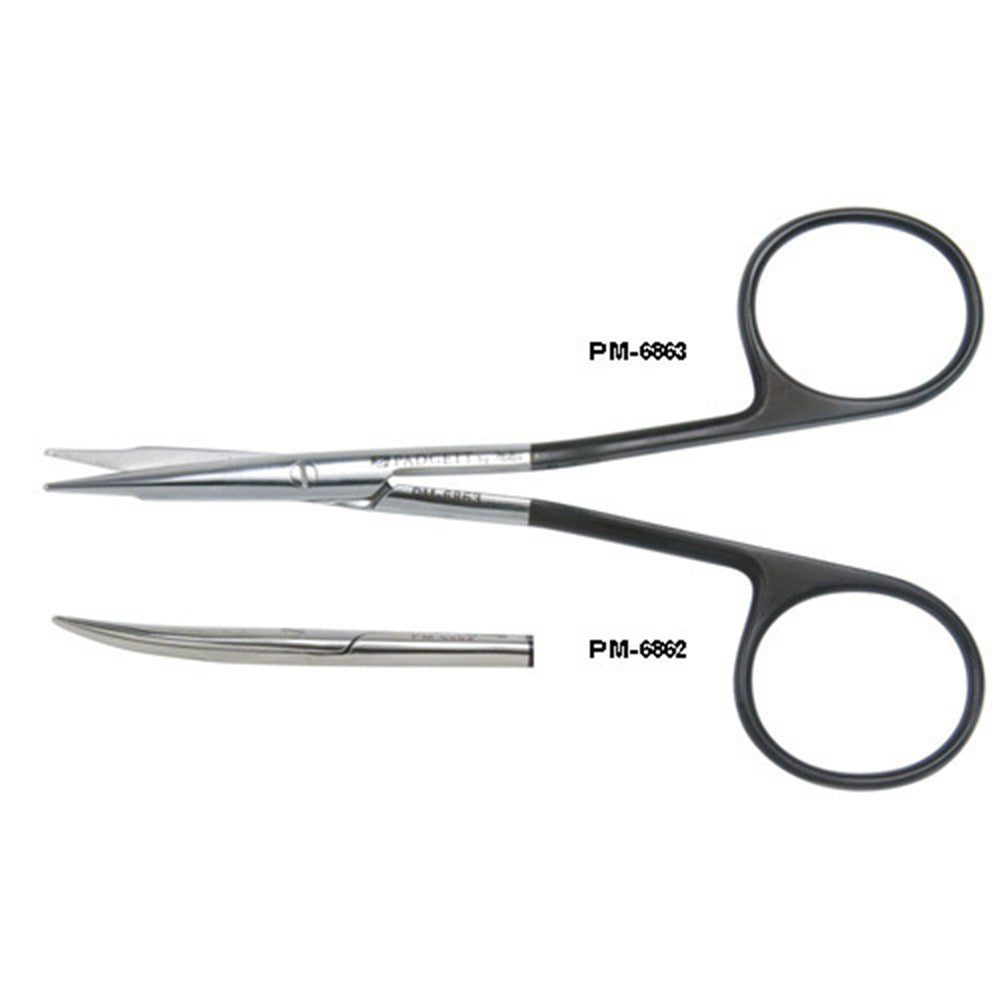 PADGETT Jabaley Scissors, Off-Set Handles, SuperCut, Curved, Semi-Sharp, Length= 4-1/2" (114 mm). MPN: PM-6862