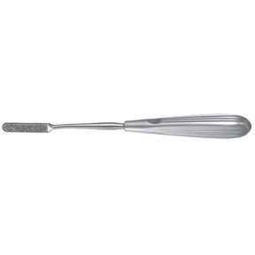 PADGETT Peet-Cottle Nasal Rasp, Flat, Straight, Diamond Coated, Length= 8" (203 mm), Width= 9 mm. MPN: PM-7411