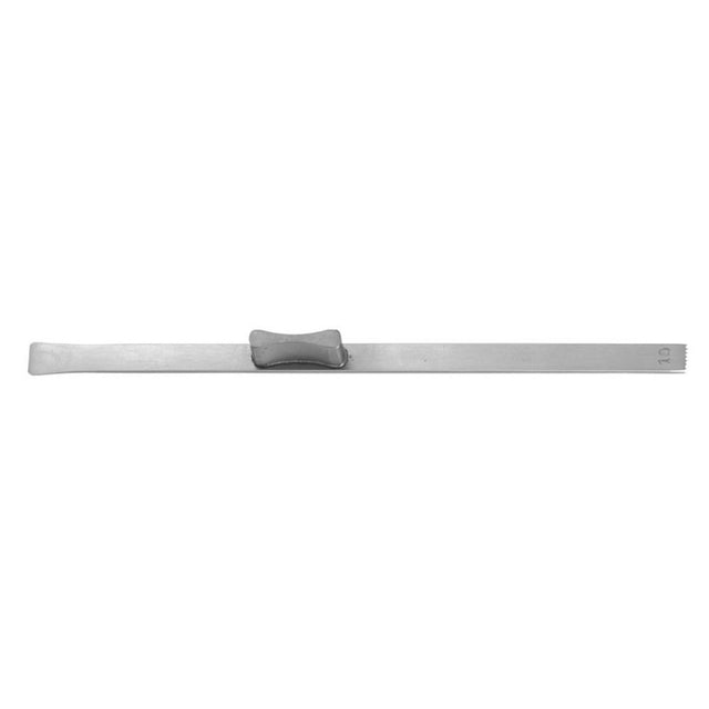 PADGETT Rubin Nasal Osteotome, Straight With Stabilizer, Length= 6-1/2" (165 mm), Width= 14 mm. MPN: PM-7526