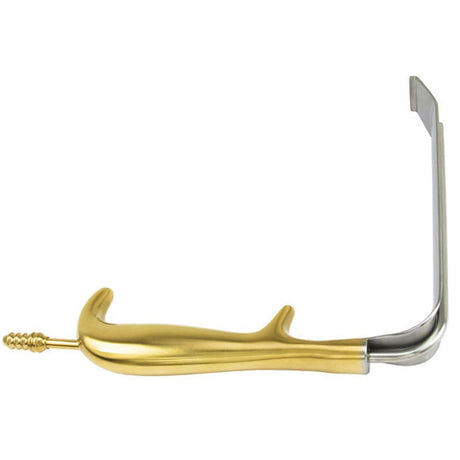 PADGETT TBTS-Style Endoplastic Retractor with Suction Port Without Teeth, Length= 9" (229 mm), Blade= 190 mm. MPN: PM-905