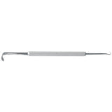 PADGETT Adamson Double-Ended Hook & Retractor, Length= 6-1/4" (159 mm), Retractor= 7.5 mm x 5 mm, Hook= 3 mm. MPN: PM-9056