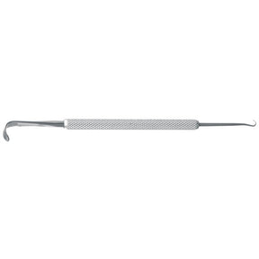 PADGETT Adamson Double-Ended Hook & Retractor, Length= 6-1/4" (159 mm), Retractor= 7.5 mm x 5 mm, Hook= 3 mm. MPN: PM-9056