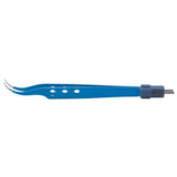 PADGETT Jeweler's Bipolar Forceps, Length= 4-3/4" (121 mm), Tip= Curved 0.5 mm. MPN: PM-9425