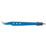PADGETT Jeweler's Bipolar Forceps, Length= 4-3/4" (121 mm), Tip= Curved 0.5 mm. MPN: PM-9425