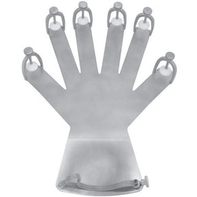PADGETT Hand Fixation Device, Left/Right, Stainless Steel, w/Adjustable Finger & Wrist Restraints, 11-1/2" (29.2cm) x 9-1/8" (23.2cm). MPN: PM-961