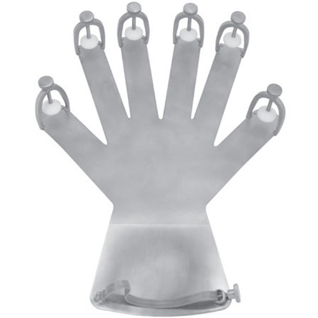 PADGETT Hand Fixation Device, Left/Right, Stainless Steel, w/Adjustable Finger & Wrist Restraints, 11-1/2" (29.2cm) x 9-1/8" (23.2cm). MPN: PM-961