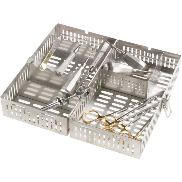 MILTEX Medium Surgical Cassette, 10 x 5 1/2 x 4 (inches), 254 x 140 x 102 (mm). MPN: STDBOM