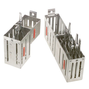 MILTEX Small Thompson Orthodontic Cassette, 6 1/2 x 2 1/4 x 2 (inches), 165 x 57 x 51 (mm). MPN: STDORTHOS