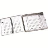MILTEX Standard 814 Cassette with 14 Rack, 6 3/4 x 8 1/8 x 11/8 (inches), 171 x 206 x 29 (mm). MPN: STDSTAT814