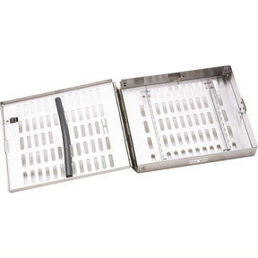 MILTEX Standard 814 Cassette with 14 Rack, 6 3/4 x 8 1/8 x 11/8 (inches), 171 x 206 x 29 (mm). MPN: STDSTAT814
