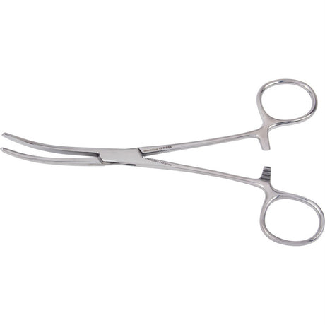 MILTEX VANTAGE ST VINCENT Tube Occluding Forceps, 6-1/4" (160mm), curved, smooth jaws. MPN: V97-584